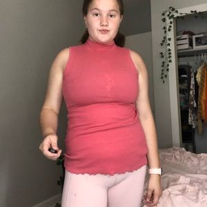 Short sleeve turtle neck